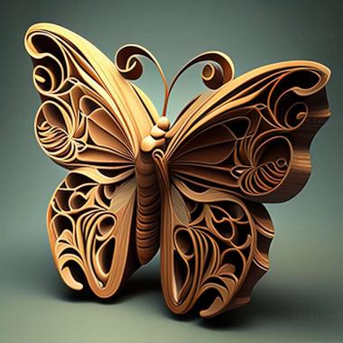 3D model Butterfly (STL)